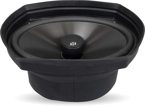 NVX XBAF68 2 Piece Universal Silicone Rubber Speaker Baffles with Self Adhesive Foam Base Pad