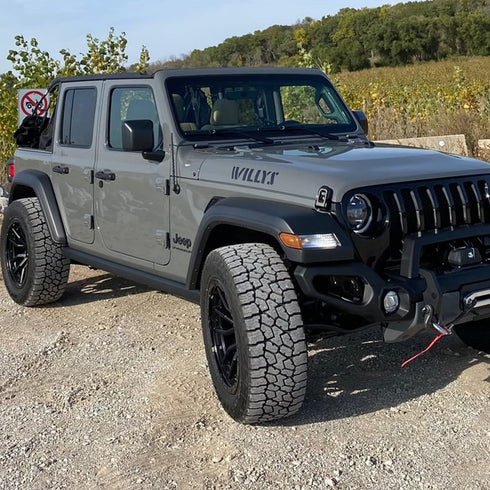 VOFONO 13 Inch Antenna for Jeep Wrangler Gladiator 2007-2025, Short Antenna for JL JK Rubicon Sahara Sport Accessories