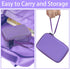 Aenllosi Hard Camera Case for Dylanto/Meetrye/Anchioo Kids Camera Instant Print, Purple, Includes 6PCS Print Paper