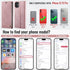 PlusnapX 12 12 2-in-1 12 Wallet Case for iPhone / iPhone Pro Compatible with Magsafe, PU Leather Flip RFID Blocking