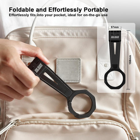 SULISAIS 16 15 14 13 12, Foldable Magnetic Phone Tripod for iPhone, Mini Tripod Pocket Cell Phone Stand Smartphone Desk