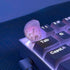 TRENDY WHIMSY Custom Mechanical Keyboard Keycaps Moon City Design PBT Dye-Sub, Cherry MX Compatible,