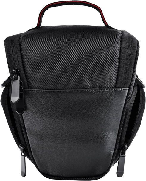 FOSOTO DSLR Camera Case Nylon Holster Bag Compatible for Nikon D3300 D3400 D3500 D5300 D5600 B700, Canon EOS Rebel XT