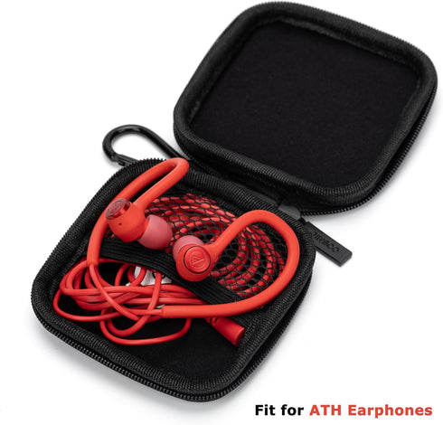 Ginsco Mini-Portable Hard Shell Square Earbuds Case for Apple EarPods/Samsung Galaxy Wired/Wireless Earbuds, Cell Phone