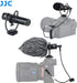 JJC SGM-V1 Shotgun Video Microphone, Cardioid Condenser Mic with Shock Mount and Windscreen for DSLR