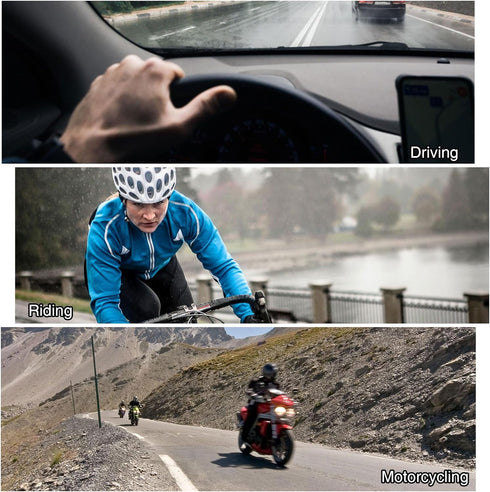 Bluetooth Media Button Remote Control, IPX6 Waterproof Strap Type Wireless Controller for Car, Bike, Motorbike Steering