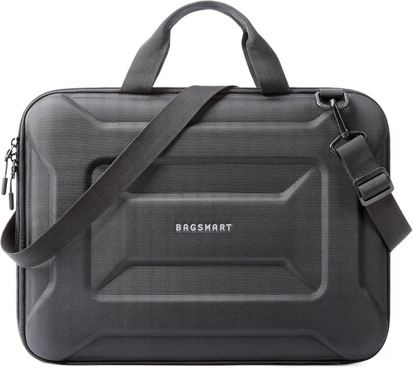 BAGSMART 15.6-16 inch Laptop Computer Case with Strap,Shockproof Waterproof Laptop Bag with