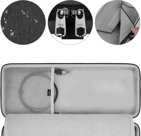 Geekria TKL Keyboard+Mouse Combo Case, Hard Shell Travel Bag for TKL 80% Compact 87 Key Mechanical Gaming Keyboard