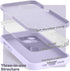 SURPHY iPhone 14 Case with Screen Protector (Camera Protection + Soft Microfiber Lining) Liquid Silicone Phone Case 6.1