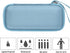 Khanka Hard Travel Case for Sonos Roam 2 / Sonos Roam Portable Smart Bluetooth Speaker, Blue