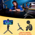Zeadio Phone Tripod Stabilizer Grip, Smartphone Handheld Portable Selfie Stick Desktop Tabletop Stand Mount Holder