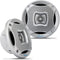 LANZAR 5.25” Marine 2-Way Speakers - 400 Watt Water Resistant Audio System with Attachable Grills - 1 Pair, AQ5CXS