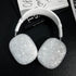 Cute Glitter AirPods Max Case with Cleaner Kit, Anti-Scratch Shell Pattern Cover for Ear Pads, Cups, and Headband -