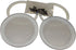 Reliable Hardware Company RH-4002-6.5-2-A White Surface Mount 6-1/2" Speaker Covers, Sold in Pairs