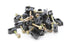 THE CIMPLE CO - Single Coaxial Cable Clips, Cat6 Electrical Wire Clip, 1/4 in Screw Clip, Black (50 pcs)