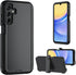Heavy Duty Case for Samsung Galaxy A15 5G, with Belt-Clip and Tempered Glass Screen Protector, Military Grade