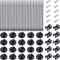 20 PCS Magnetic Zip Tie Mounts Base Neodymium Magnets & 60 Pcs