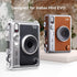 MUZIRI KINOKOO Clear EVO Case for Fujifilm Instax Mini EVO Instant Camera - Hard PVC Fuji Mini EVO Carrying Protective Case with Shoulder Strap -Transparent