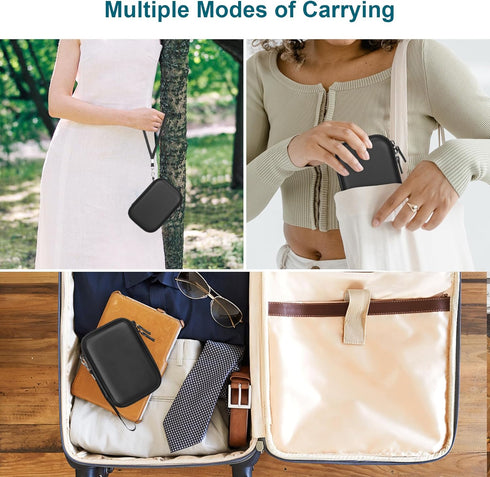 Canboc Carrying Case for Fujifilm Instax Mini EVO Instant Camera - Mesh Pocket for Instax Mini Instant Film