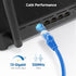 Cable Matters 10Gbps Snagless Cat 6 Ethernet Cable, 35ft, Blue