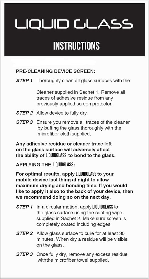 Luvvitt Liquid Glass Screen Protector - Universal Scratch Resistant Coating with $250 Protection for Smartphones &