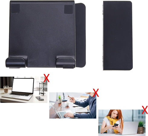 Kare Kind Smartphone Clip-On Holder - Attaches to Monitor and Laptops - Adjustable Mount for Slim or Thick Monitors (up to 25mm) - with A Universal Phone Dock/Stand