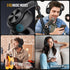 TuneFlux Over Ear Wireless Bluetooth Headphones, 80H Playtime, HiFi Stereo with Deep Bass, Foldable for Smartphone/PC