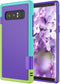 Jeylly Galaxy Note 8 Case - Slim Hybrid Impact Rugged Soft TPU & Hard PC Bumper, Shockproof Cover (Purple)