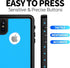 BEASTEK NRE Series Waterproof Case for iPhone Xs MAX, Shockproof IP68 Full Body Cover with Built-in Screen Protector