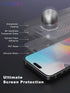 iPhone 15 Pro Max Privacy Screen Protector 6.7" - Anti Spy, Anti Blue Light, HD Tempered Glass, Easy Install, Case