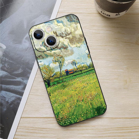 Compatible with iPhone 13 Mini Case - Van Gogh Landscape Aesthetic Slim Protective Phone Cover 5.4 inches
