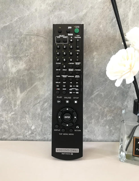 RMT-V504A Replacement Remote Control - Compatible with Sony RMT-V501A SLV-D100 SLV-D281P SLV-D380P YSP-4000BL DVD-VCR
