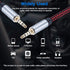 3Ft Male to Male Audio Cable, 90 TRRS 3.5mm 4 Pole, Nylon Braided Aux Cord for Headphones, PS4, Phone, PC & More.