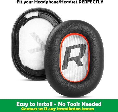 Professional Replacement Earpads Cushions for Plantronics Voyager 8200 UC/Backbeat Pro2, Soft Protein Leather/Memory