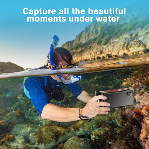 JOTO Universal Waterproof Phone Pouch, Cellphone Dry Bag Case for iPhone 14 13 12 11 Pro Max Mini, Galaxy S21 S20 S10