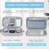 FYY Travel Cable Organizer Bag, Portable Waterproof Double Layers Case for Cord, Charger, Phone, Earphone