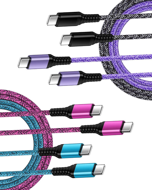Android Auto Approved USB C to USB C Cable, 6FT Fast Charging Extension Cable for iPhone 15, Samsung Galaxy S24/S23/S22