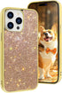 LUVI Fusicase for iPhone 11 Pro, Cute Bling Diamond Case with Rhinestone Crystal, Rose Gold