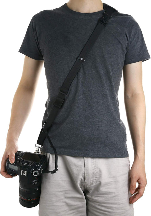 Camera Strap with Quick Release Storage Pocket, DSLR Shoulder Crossbody Sling