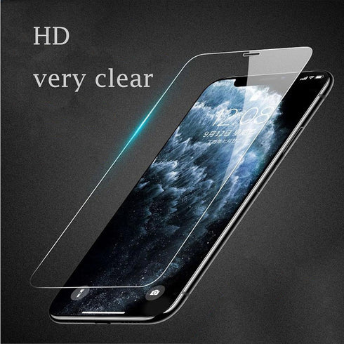 Phone Case for Cricket Outlast U680AC (6.80"), with 2 x Tempered Glass Screen Protector, Ultra-Thin Black Soft TPU