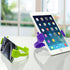 HONSKY Thumbs-Up Phone Stand for Tablets, E-Readers, and Smart Phones, Green/Purple, 2 Count