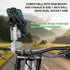 FANAUE Aluminum Phone Holder with 1" Ball Head Adapter, Compatible with RAM Mounts B Size Double Socket Arm & Bike Mount