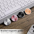 JIYIN 4 Pack Phones(4 Mount Metal Plates for Magnetic Phone Holder, Replacement Circular Patch of Magnetic Cell Phone