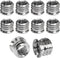 1/4"-20 Female to 3/8"-16 Male Tripod Thread Adapter, LUORNG 10PCS Standard Screw Adapter for DSLR Camera