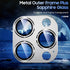 Uyiton for iPhone 13 Pro/Pro Max Camera Lens Protector - Strong Adsorption - Drop Protection - Metal Ring Tempered Glass