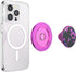 Purple Prism PopSockets Phone Grip with MagSafe Compatibility, Wireless Charging Compatible Phone Holder.