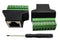 zdyCGTime RJ45 Female Plug to 8P 8C Female Bolt Screw Type Terminals Ethernet Network Plug Cable (2 Pack/F)