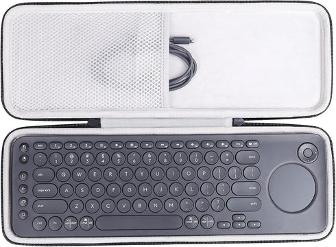 khanka Hard Travel Case for Logitech K600 Wireless Keyboard Replacement