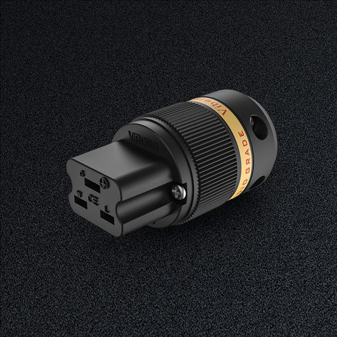 Viborg VF520 C19 HiFi Power Connector Pure Copper Audio IEC Power Plug AC 20A Female Power Cord Audio Cable Connectors
