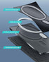 Senose Magnetic Wallet Compatible with Magsafe, Stretchy Magnet Phone Wallet Card Holder for iPhone 15/14/13/12